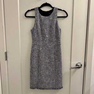 New Women's Petite 00 Banana Republic Work Attire Professional Grey Dress